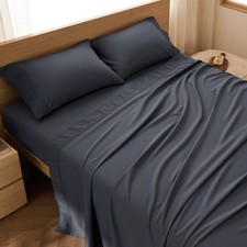 Bedsure King Size Sheets Set - 4 Pieces Soft King Sheets - Breathable  Cooling