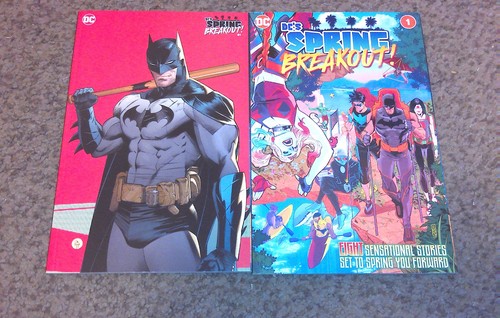 LOT 2 DC SPRING BREAKOUT 1 W/ BATMAN VARIANT - HARLEY QUINN - $20 COVER ...