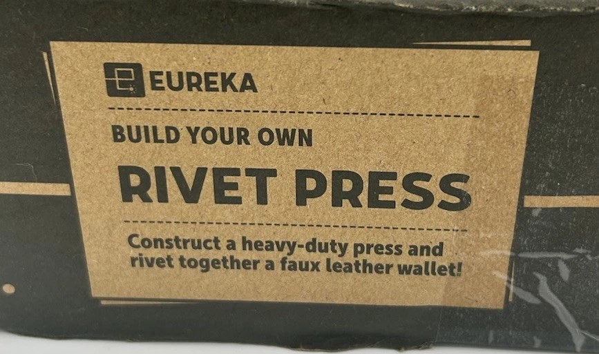 KiwiCo Eureka Crate Make It Yourself STEM Kit Rivet Press NEW Sealed - Image 2 of 4