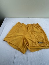 Vintage 90s Speedo Nylon Swim Shorts Men's Size XL Gold New W/tags 28 Deadstock