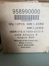 Star Wars miniatures ALLIANCE & EMPIRE BOOSTER * FACTORY SEALED CASE - 12/CASE*