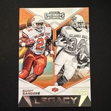 Barry Sanders / Thurman Thomas 2019 Panini Contenders Draft Picks Legacy # 3