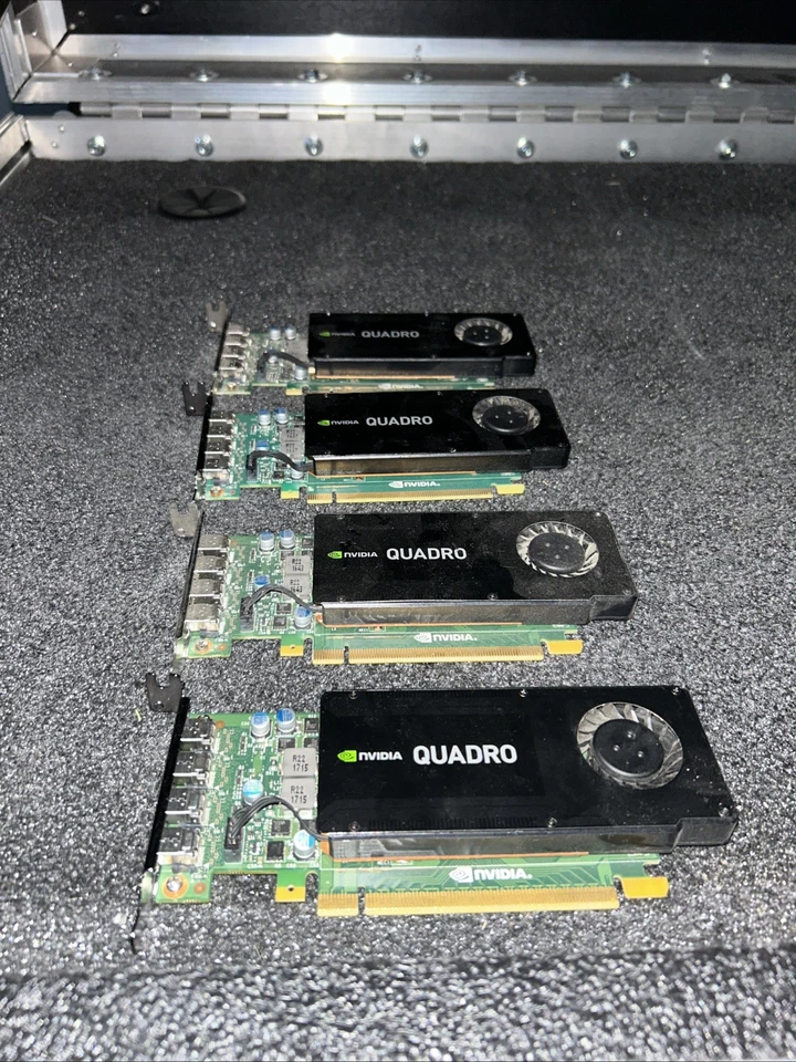 Лот из 4 HP NVIDIA Quadro K1200 4GB GDDR5 PCIe видеокарта - Изображение 2 из 4