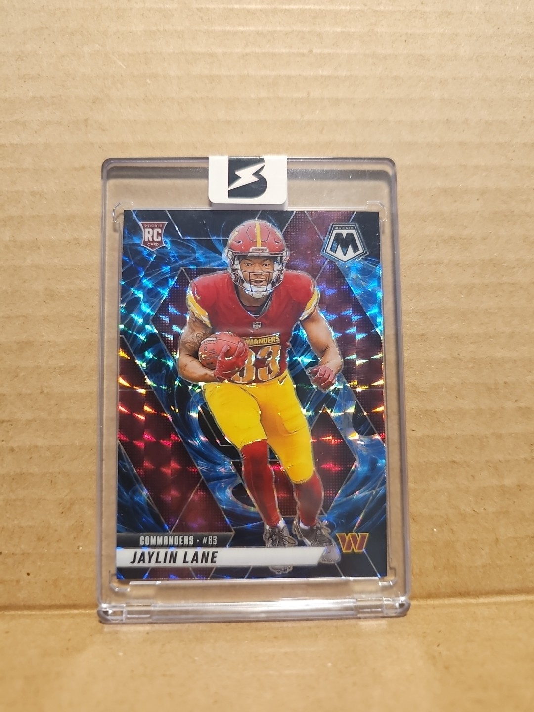 2025 Panini Mosaic Jaylin Lane Commanders Genesis Case Hit SSP Rookie #306