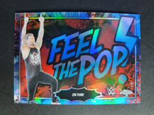 CM Punk 2026 Topps Chrome WWE Feel the Pop FTP-CM