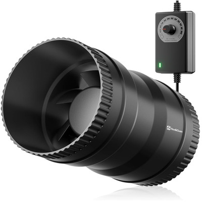 Hon Guan 100mm Rohrventilator 221m³ h Regelbar
