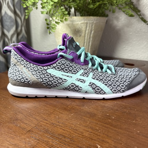 Scarpe da corsa Asics MetroLyte Q481N viola grigio sneakers leggere taglia 9,5 - Foto 3 di 13