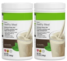 2X  Formula 1 Healthy Meal Nutritional Shake Mix Mint Chocolate 750 g