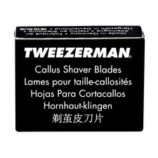 Tweezerman Replacement Callus Shaver Blades, Black, 20 Count