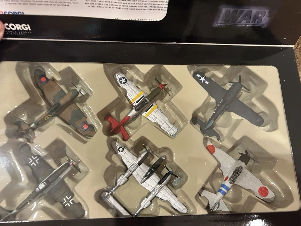Corgi 1:120 A Century of War Fighter Scramble 6 Plane Set WWII No. CSFS01006 - Image 2 of 4