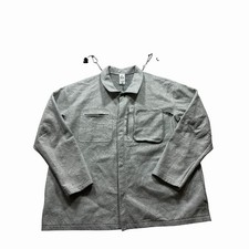 NIKE Jacket Gray TECH PACK Pockets Flannel Heavy Shacket DV9992-077 Men’s 2XL