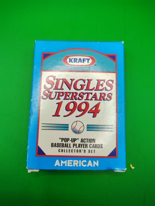 Kraft Singles Superstars 1994 Pop-Up Action Baseball Cards MLB American National