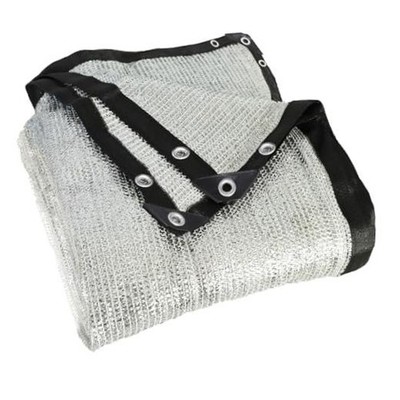 85% Aluminet Shade Cloth with Grommets 20 x 20FT Reflective Sun 20 ft x 20 ft