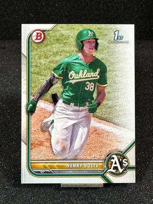2022 Bowman Draft 1st  HENRY BOLTE  #BD-121