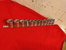 Set Of 12 Blackhawk 12 Drive Sockets 1-14 Through 38 See Description