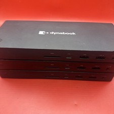 Lot Of 3 Toshiba Dynabook USB-C Docking Station PA5356U-1PRP - No Power Adapter