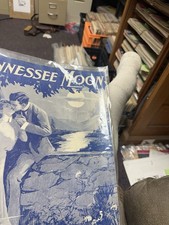 1912 11x14 Ragtime Sheet Music TENNESSEE MOON by PERCY WENRICH