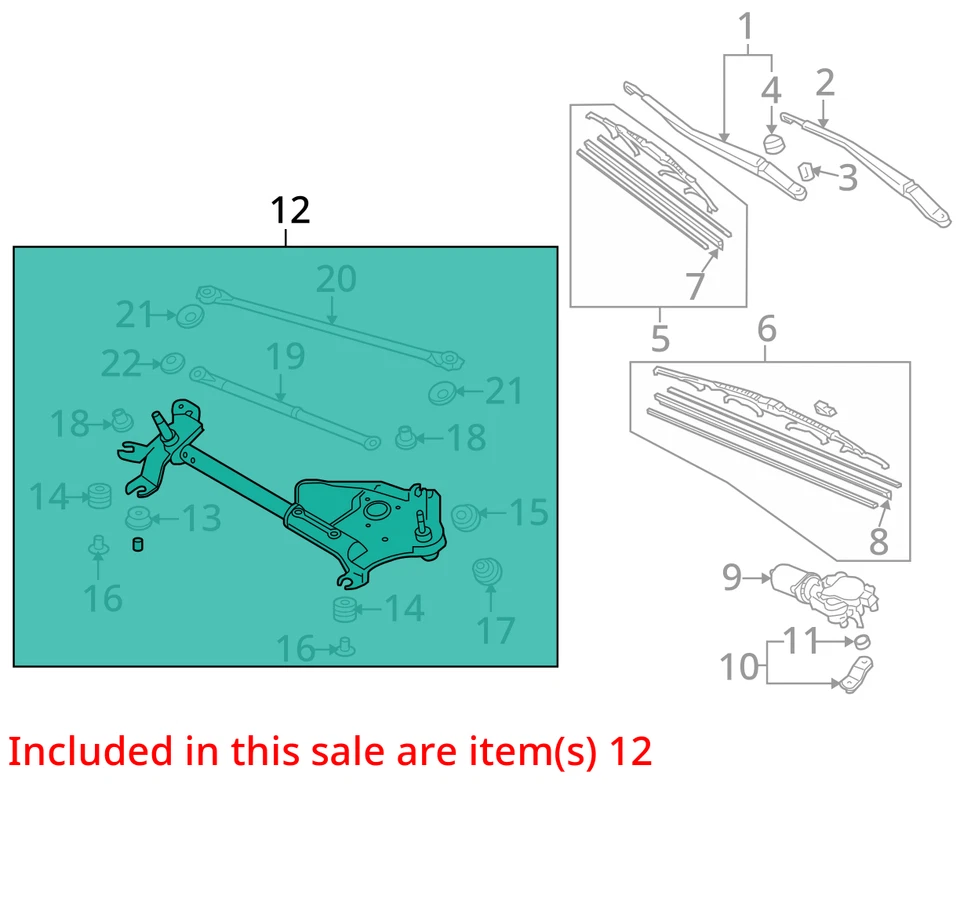 Acura TL 2011 limpiaparabrisas transmisión OEM 154 k millas - LKQ434498856 Foto 4 de 4