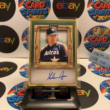 2024 Topps Gilded Collection Nolan Ryan /25 Houston Astros Gold Framed Auto Card
