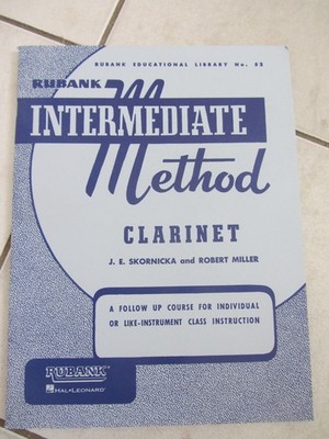 Schule für Klarinette (Boehm) Skornicka / Miller Rubank Intermediate Method NEU