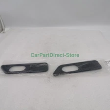 for Suzuki Jimny 2019-23 Carbon Fiber Black Side Marker Lights Lamps Cover Trim