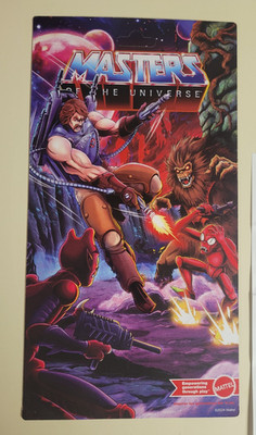 MOTU Masters Universe Origins Rio Blast Cardback Insert Accessories Unframed