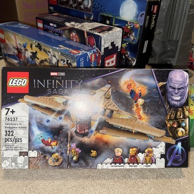 LEGO Marvel Sanctuary II Endgame Battle 76237 Thanos Ship 322 Pieces New