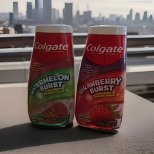 Colgate WATERMELON  STRAWBERRY BURST Anticavity Kids Toothpaste  Sugar Free 