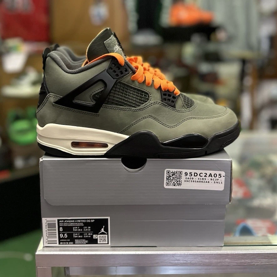 UNDEFEATED × Nike Air Jordan 4 Las mejores ofertas en Undefeated x Air Jordan 4 Retro Green | eBay
