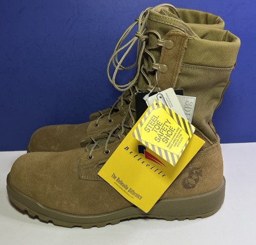 Belleville 550ST USMC Mens Size 12 REG Military Hot Weather Steel Toe Boots NEW - Picture 3 of 15