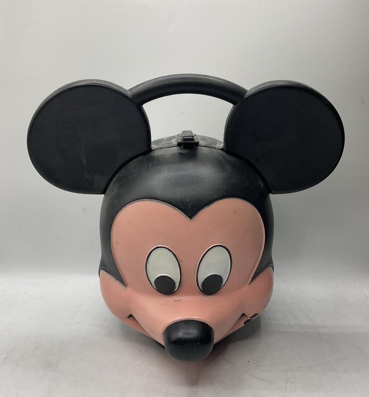Vintage ALLADIN Disney Mickey Mouse Head Lunch Box