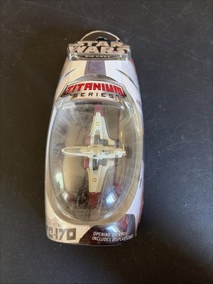 ARC-170 Star Wars Titanium Series Die Cast Vehicle Ship 2005 Starfighter