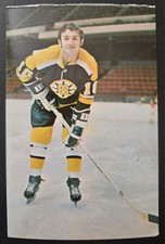 Boston Bruins 1972 Stanley Cup Rick Smith Postcard Rare Vintage NHL Hockey Card