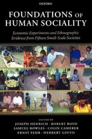 Foundations Of Human Sociality Joseph Henrich (U. A.) Taschenbuch Englisch 2004