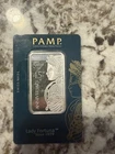 PAMP Suisse Lady Fortuna 45th Anniversary 1 oz Silver Bar Swiss Made