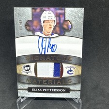 18-19 UD The Cup Signature Materials Elias Pettersson /99 SP-EP