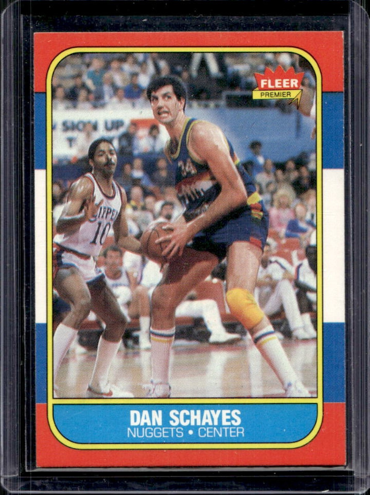 1986-87 Fleer Danny Schayes Rookie RC #98 Nuggets