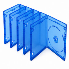 Viva Elite 1 Disc 12.5mm Blu-ray Replacement Movie Cases Clear Sleeve 5 Pack