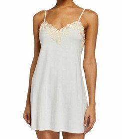 La Perla Brenda Collection Jersey Chemise XS Ivory Lace Trim