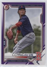 2021 Bowman Draft Purple 154/250 Chih-Jung Liu #BD-190 10dv