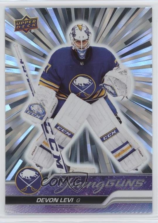 2023-24 Upper Deck Series 1 Young Guns Outburst Silver Devon Levi #237 0iz