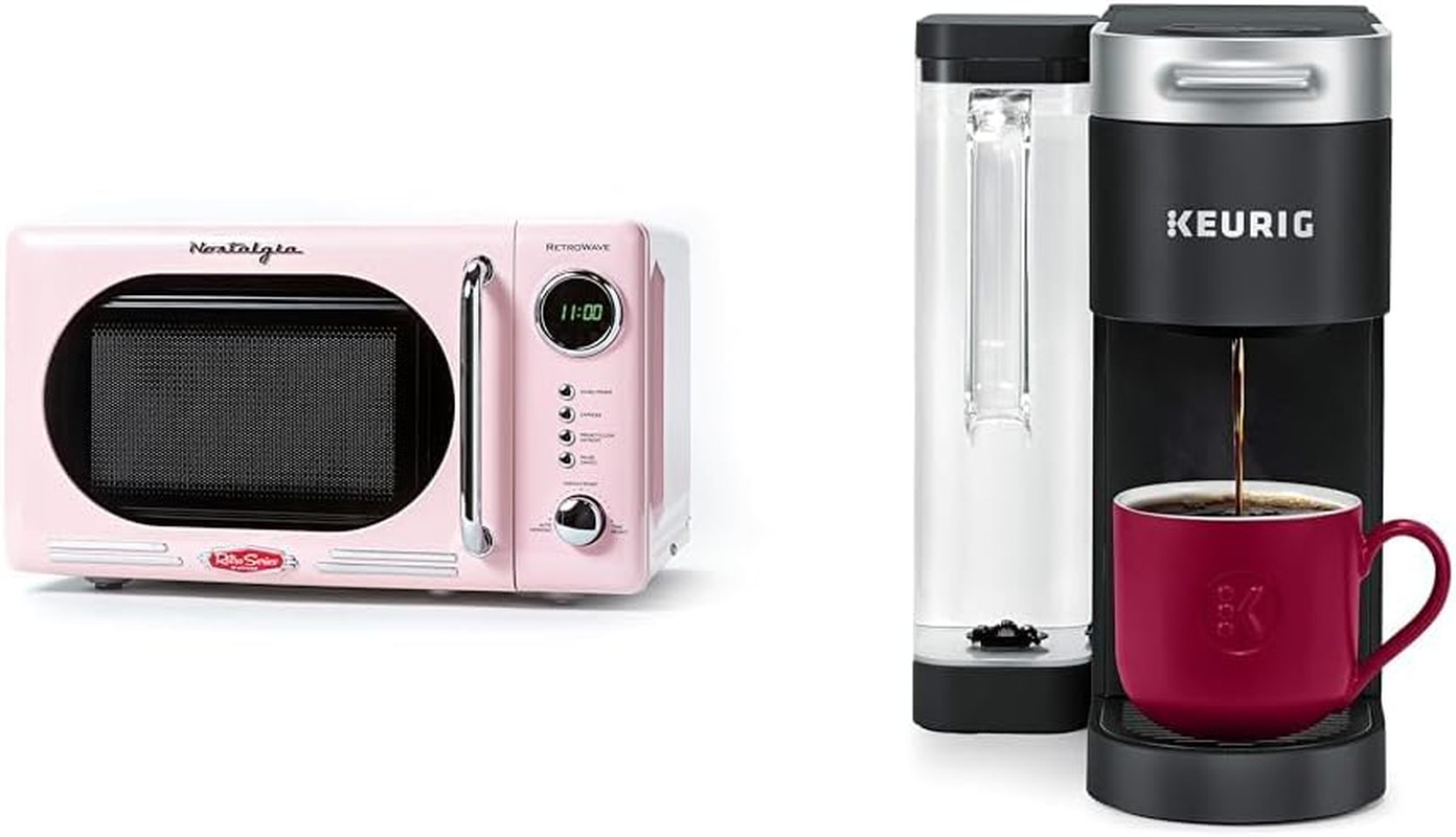 Retro Compact Countertop Microwave Oven - 0.7 Cu. Ft. - 700-Watts & Keurig&reg; K-Su