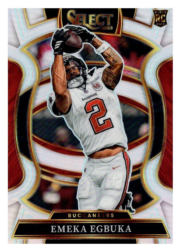 2025 Panini Select #37 Emeka Egbuka Silver Prizm 