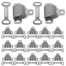  40 Sets Sewing Hooks and Eyes Closure Button Clothing Snaps Fasteners