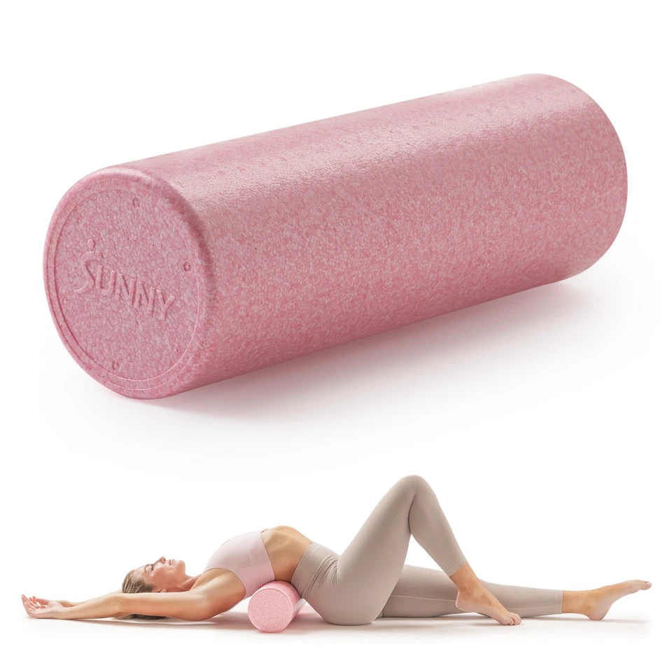 Rodillo de espuma de yoga Sunny Health & Fitness 36" (rosa) Foto 2 de 4