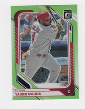 2026 DONRUSS BASEBALL OPTIC LIME GREEN PRIZM 122/149 YADIER MOLINA CARDINALS #47