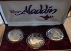 DISNEY ALADDIN 3-COIN SILVER ROUND SET – 1 OZ .999 FINE SILVER PROOFS
