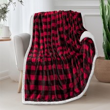 Sherpa Fleece Blanket Soft Fluffy Thick Mink Warm Cozy Bed Sofa Throw King Size