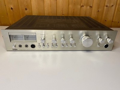 Saba MI 215 Stereo Hifi Verstärker silber 1970er voll funktionsfähig