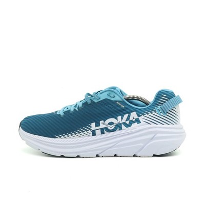 Hoka One Herren Rincon 2 Sneaker Blau Weiß Mesh Niedrig Laufschuhe EU 43 1/3
